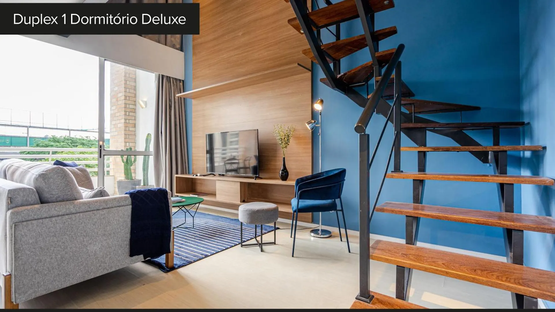 Duplex aconchegante com piscina e academia próx. à Berrini - Brooklin Apartamento São Paulo