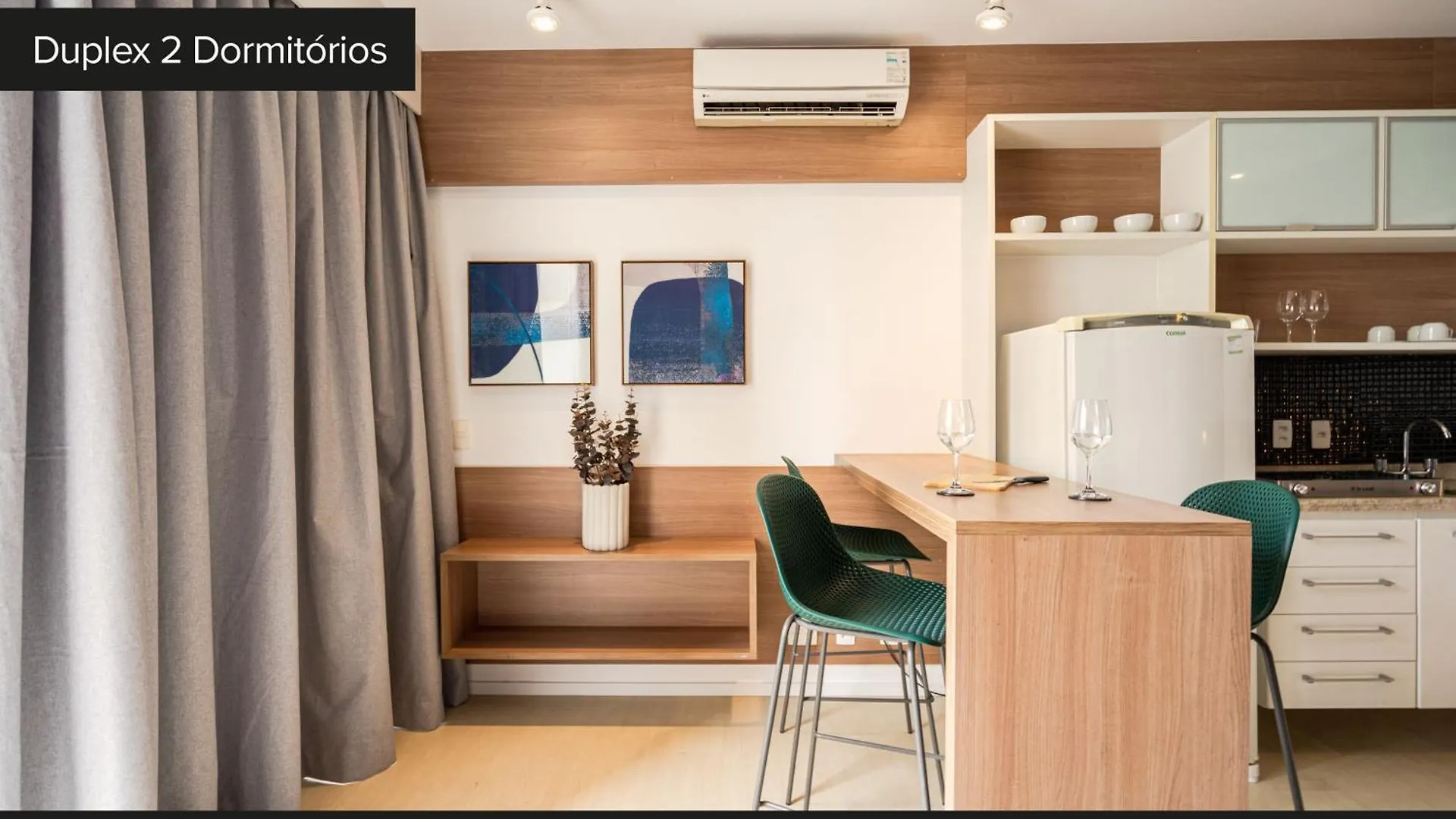 Duplex aconchegante com piscina e academia próx. à Berrini - Brooklin Apartamento São Paulo