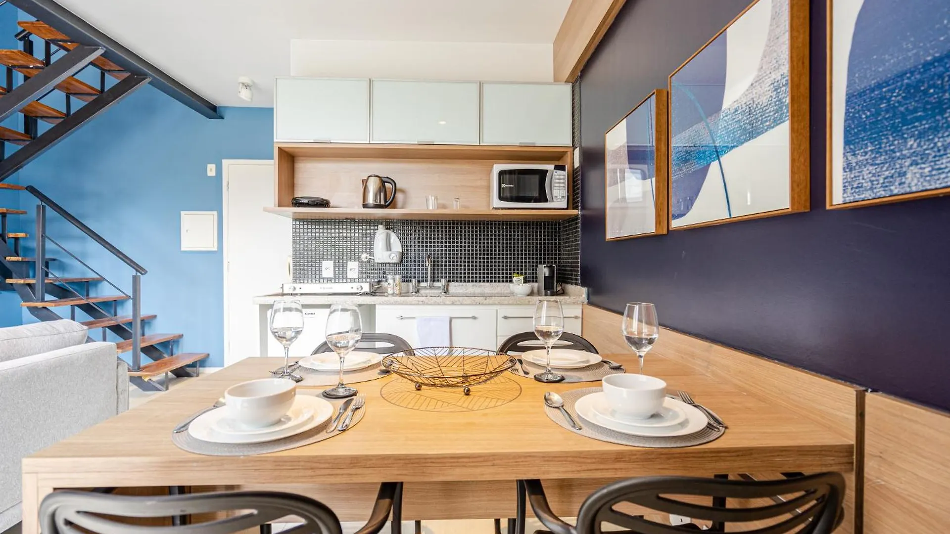 Duplex aconchegante com piscina e academia próx. à Berrini - Brooklin Apartamento São Paulo